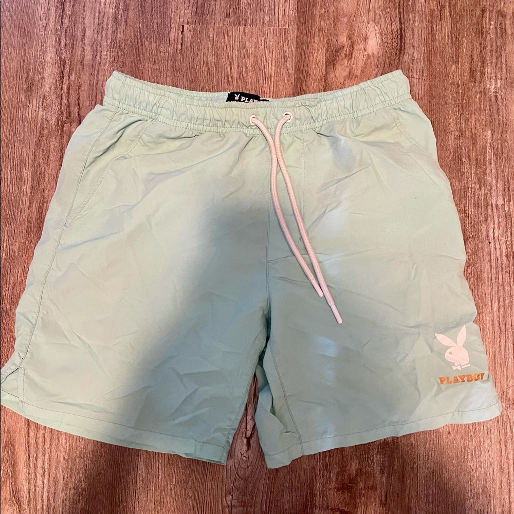 Pacsun Nylon Teal Shorts
